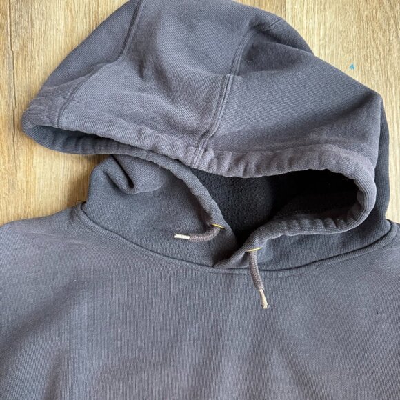 Vintage Navy Carhartt Hoodie Y2K - size Large - Picture 6 of 11
